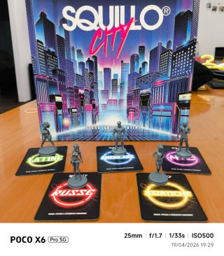 Team Latine - Squillo City ( Set 1 di 5 ) Resina H