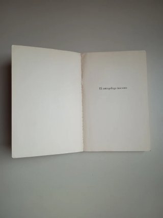 Libro "El antropólogo inocente"