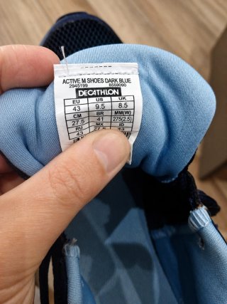 Scarpe da running Kalenji blu e bianche