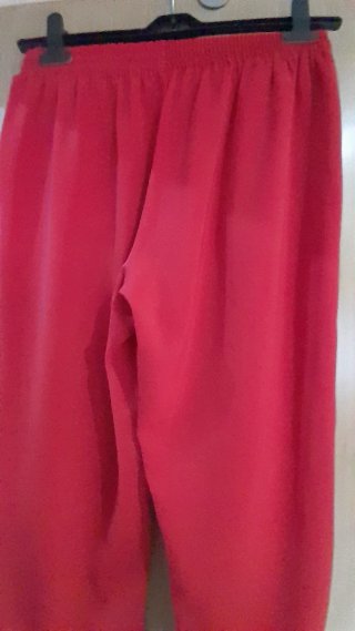 Pantalón de vestir rojo