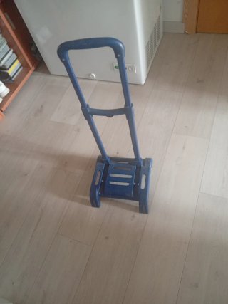 Carro para mochila escolar azul