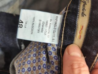 Pantalón vaquero hombre azul