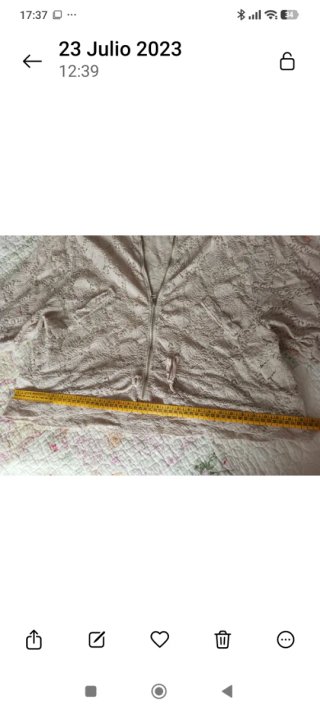 Chaqueta Verano Beige Talla Única