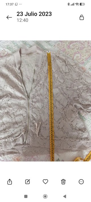 Chaqueta Verano Beige Talla Única