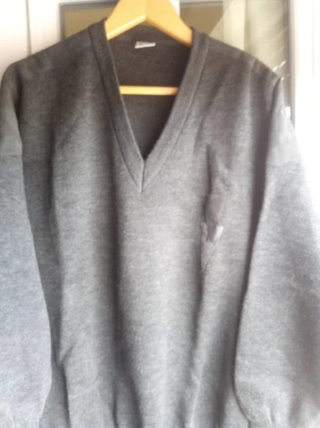 Jersey de punto gris hombre