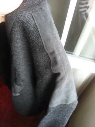 Jersey de punto gris hombre