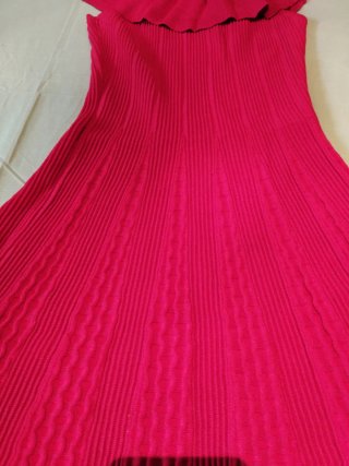 Vestido Zara Rojo Volante