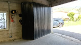 Portal de garaje abatible 320x248