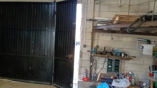 Portal de garaje abatible 320x248