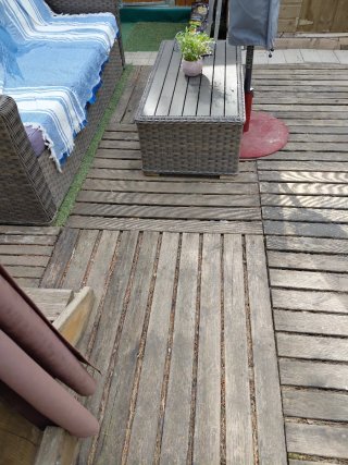 Losetas de madera para exterior