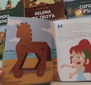 Libros de mitología griega para niños. Educativos.