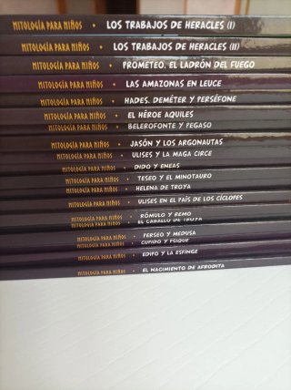 Libros de mitología griega para niños. Educativos.
