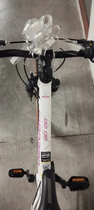 Bicicleta infantil Megamo 20 pulgadas blanca