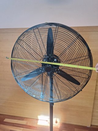 Ventilador Industrial Negro Marca: Vp 26660 METALS