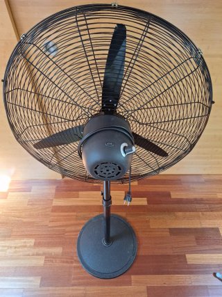 Ventilador Industrial Negro Marca: Vp 26660 METALS