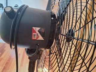 Ventilador Industrial Negro Marca: Vp 26660 METALS