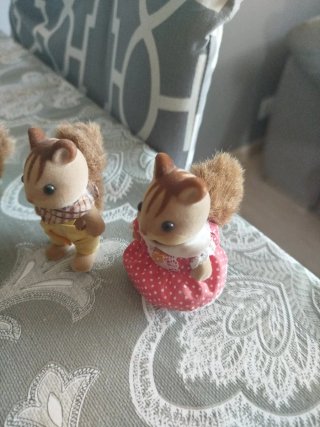 Familia de Ardillas Sylvanian Families