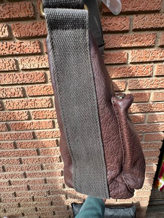 Bolso Piel de Búfalo Vintage Marrón