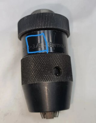 Portabrocas Mandril Metabo.