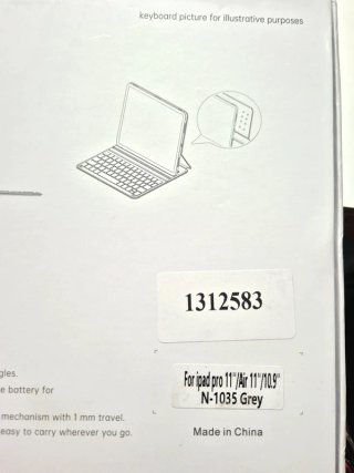 Funda con Teclado iPad Pro 11 / Air 10.9 Bluetooth