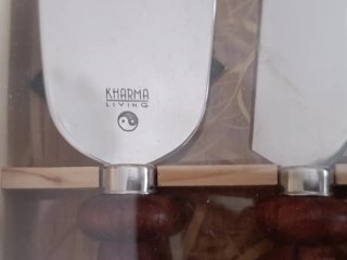 Set Coltelli Formaggio Kharma Living Legno Metallo