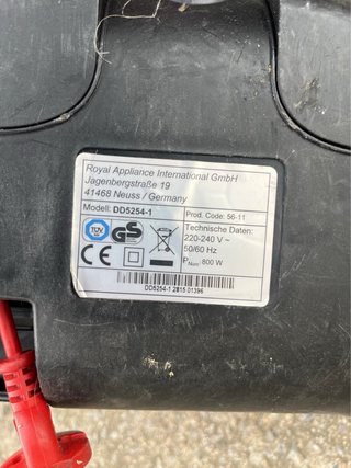 Aspiradora Roja con Manguera