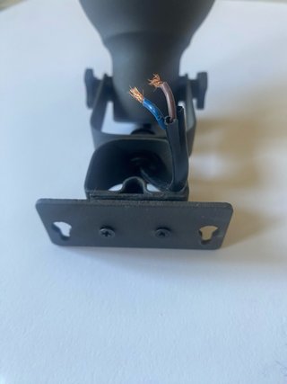 Lámpara de pared Ikea negra