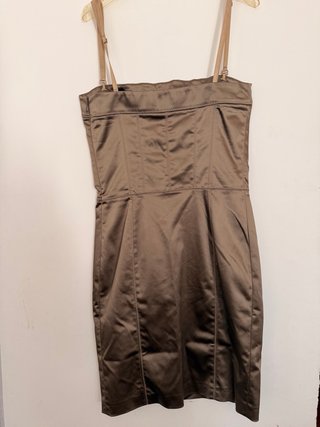 Abito John Galliano donna marrone/oro