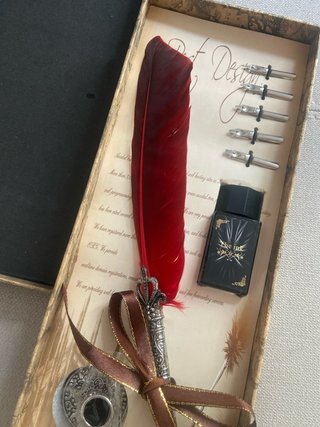 Estuche Pluma Estilográfica Mapa Antiguo