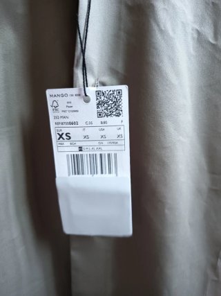 Camisa Mango Talla XS  Manga Larga