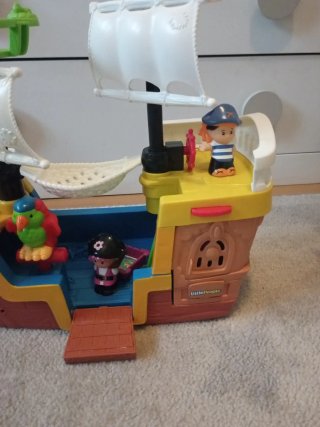 Barco Pirata Juguete Mattel