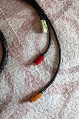 Cable HDMI Triple Negro
