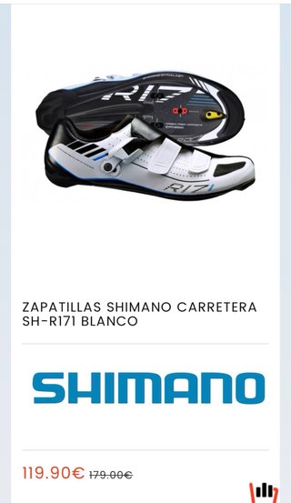 Zapatillas Ciclismo Shimano R171 Talla 45