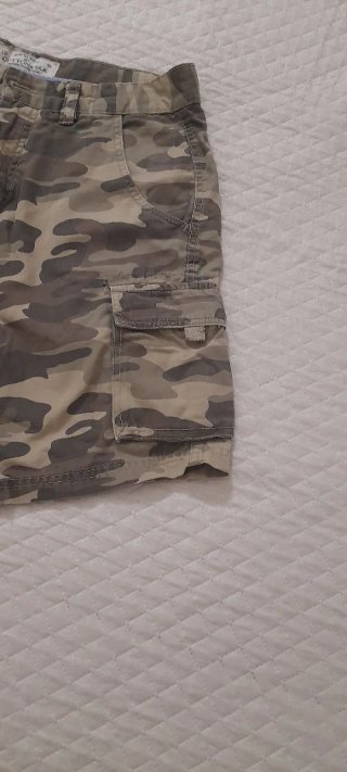 Bermuda Cargo Cotton & Silk Mimetico Taglia 48