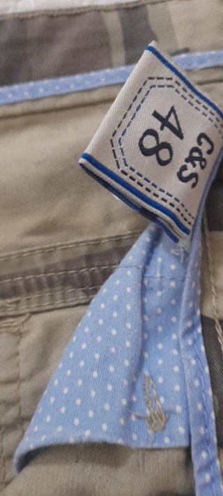 Bermuda Cargo Cotton & Silk Mimetico Taglia 48