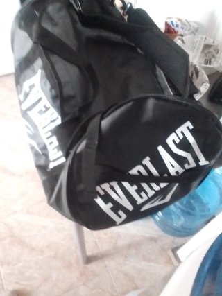 Mochila de boxeo Everlast negra