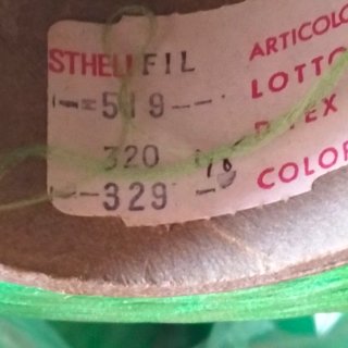 Matasse filato Therital verdi