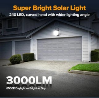 Foco Lámpara Solar 240 LED