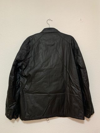 Parka Easy Wear engomada negra Talla M