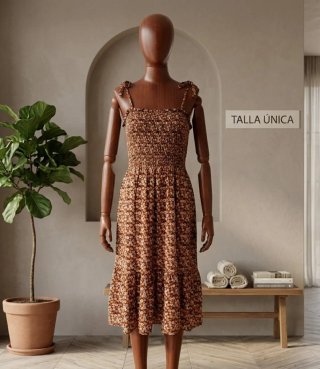 Vestido Boho Chic Talla Única