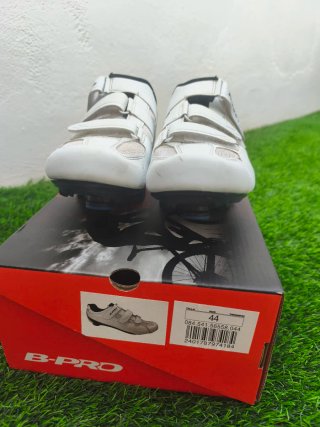 Zapatillas Ciclismo Bpro Blancas