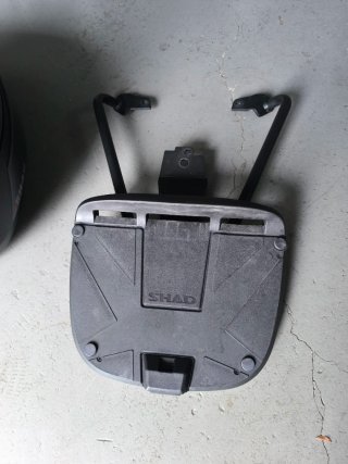 Top Case SHAD 48L Gris/Blanco