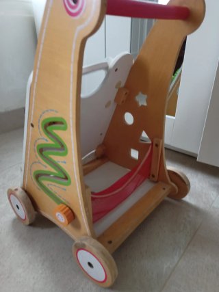 Andador correpasillos madera