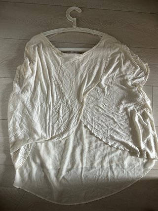 Camiseta H&M Gasa Abertura Trasera Talla 52