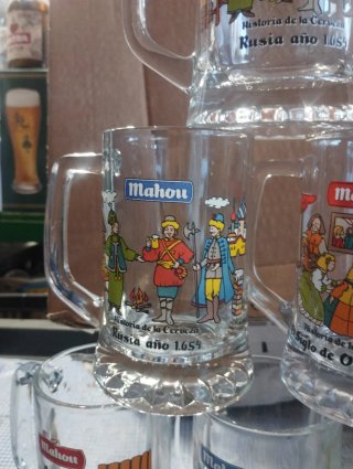 Bicchieri da Birra Mahou Collezione Storia