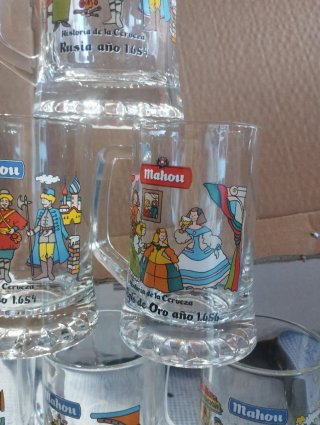 Bicchieri da Birra Mahou Collezione Storia