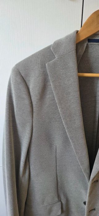 Chaqueta americana Mango Slim Fit Khaki Talla M