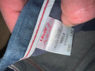 Levi's Y2K Blue Straight Jeans W40 L32