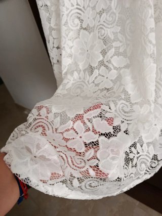 Vestido blanco de encaje nuevo