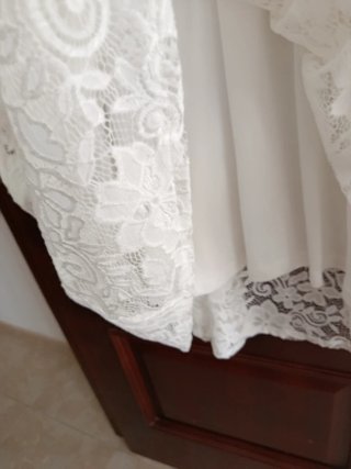 Vestido blanco de encaje nuevo